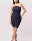 Strapless Denim Bodycon