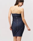 Strapless Denim Bodycon