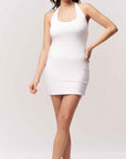 White Halter Bodycon
