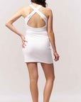 White Halter Bodycon