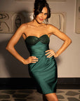 Sweetheart Neck Sparkle Dress