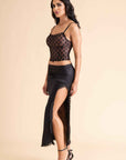 Black Lace Corset Co-ord Set