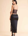 Black Lace Corset Co-ord Set