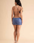 Midnight Muse Embellished Mini Dress