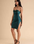 Sweetheart Neck Sparkle Dress