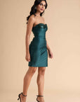 Sweetheart Neck Sparkle Dress