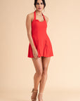 Tencel Fit & Flare Princess Mini Dress