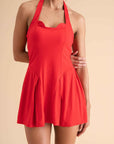 Tencel Fit & Flare Princess Mini Dress