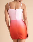 Sunset Blush Ombre Mini Dress