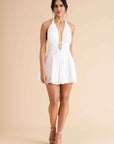 Sequin Halter Mini Dress