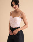 Lace Boned Corset Top
