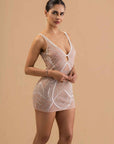 Blush Embellished Cocktail Mini