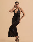 Midnight Halo Sequin Gown