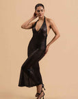Midnight Halo Sequin Gown