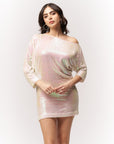 Sequin Off Shoulder Party Dress
