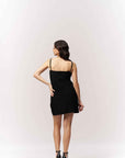 Pleated Bustier Mini Dress