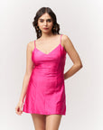 Strappy Fit 'n' Flare Pink Mini