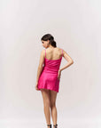 Strappy Fit 'n' Flare Pink Mini