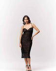 Detail Lace Bodycon Dress
