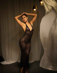 Midnight Halo Sequin Gown
