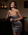 Liquid Hour Mini Dress