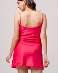 Strappy Fit 'n' Flare Pink Mini