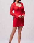 Lacey Bodycon Red Devil Mini
