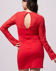 Lacey Bodycon Red Devil Mini