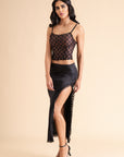 Black Lace Corset Co-ord Set