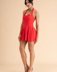 Tencel Fit & Flare Princess Mini Dress