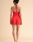 Tencel Fit & Flare Princess Mini Dress