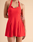 Tencel Fit & Flare Princess Mini Dress