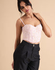 Lace Boned Corset Top