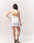 White Halter Bodycon