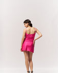 Strappy Fit 'n' Flare Pink Mini