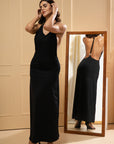 Midnight Muse Backless Maxi