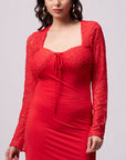 Lacey Bodycon Red Devil Mini