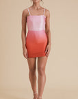 Sunset Blush Ombre Mini Dress