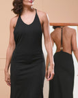 Midnight Muse Backless Maxi