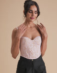 Lace Boned Corset Top