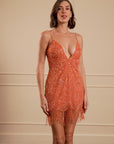 Isla Tangerine Dress
